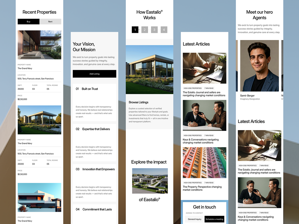 Mobile-First Experience: Estalio Responsive Layouts Image 2