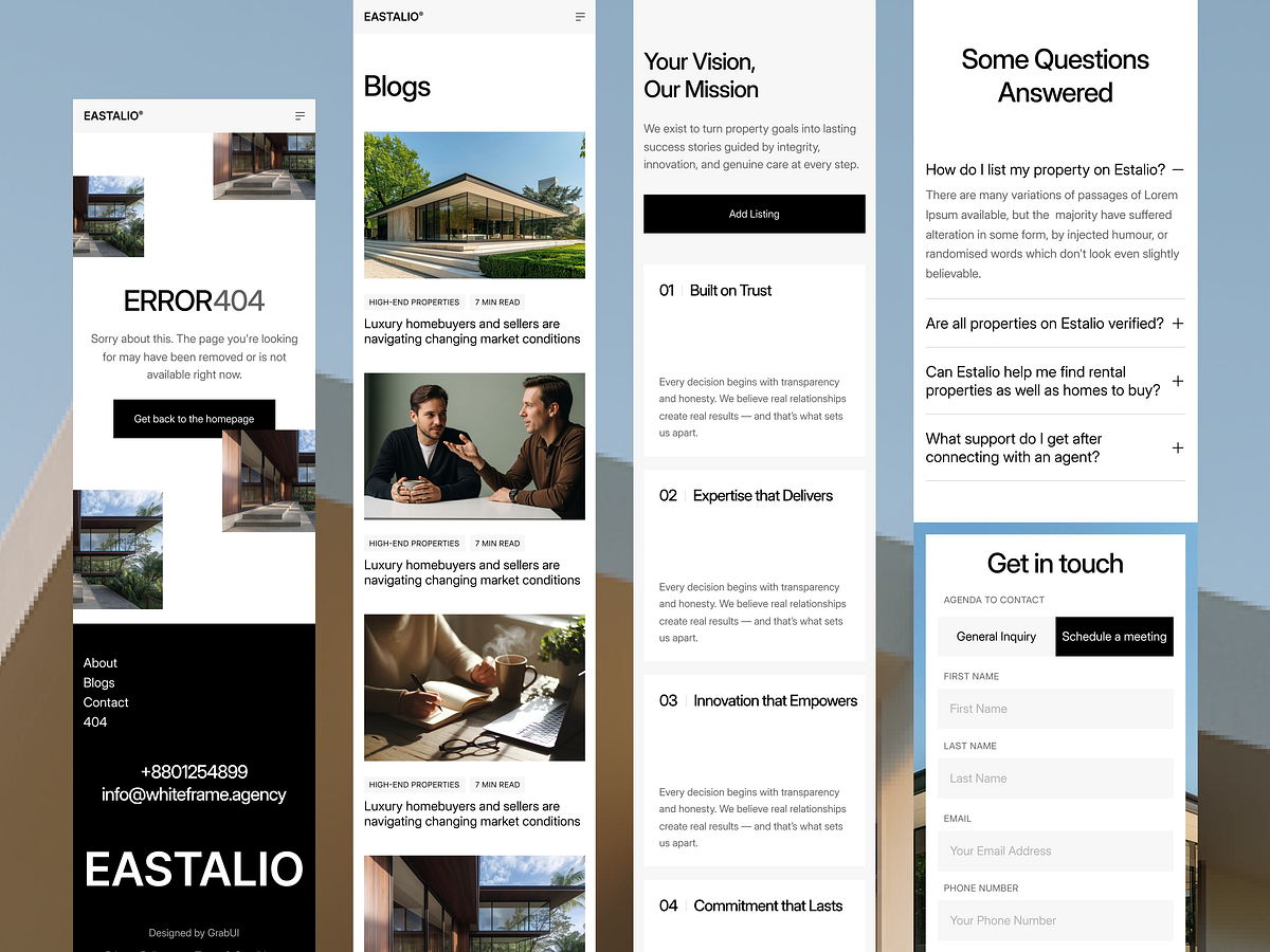 Mobile-First Experience: Estalio Responsive Layouts Image 3