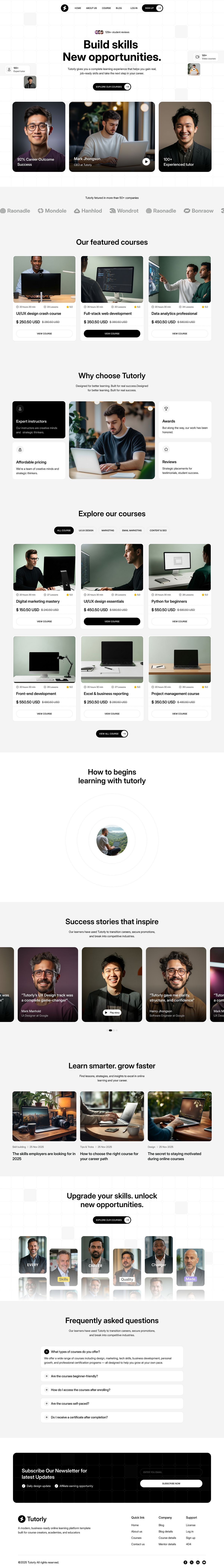 Tutorly Design System & Project Overview Image 0