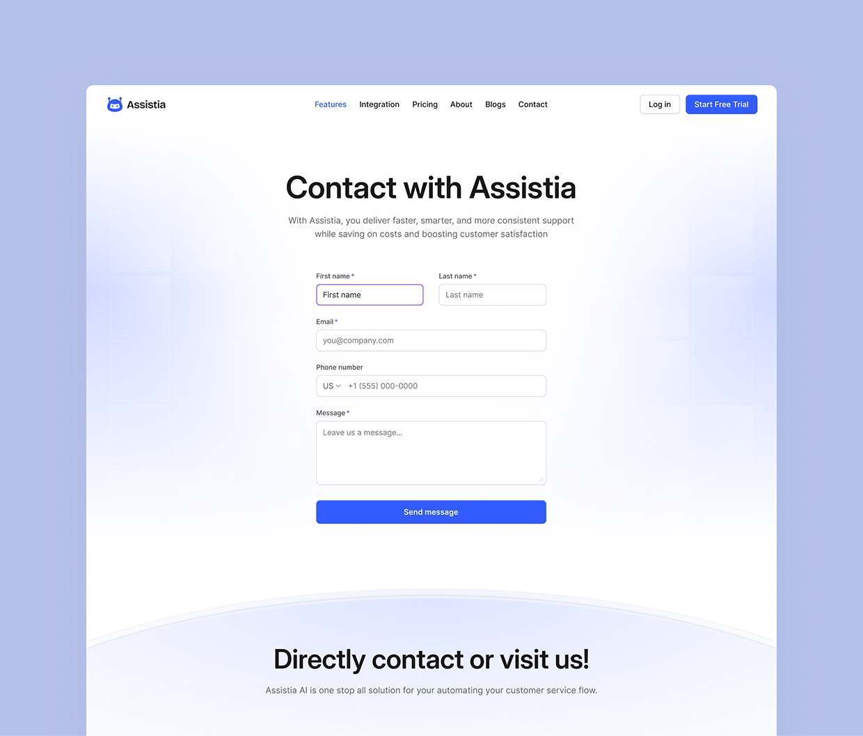 Assistia - AI Startup & SaaS Website UI/UX Design Image 14