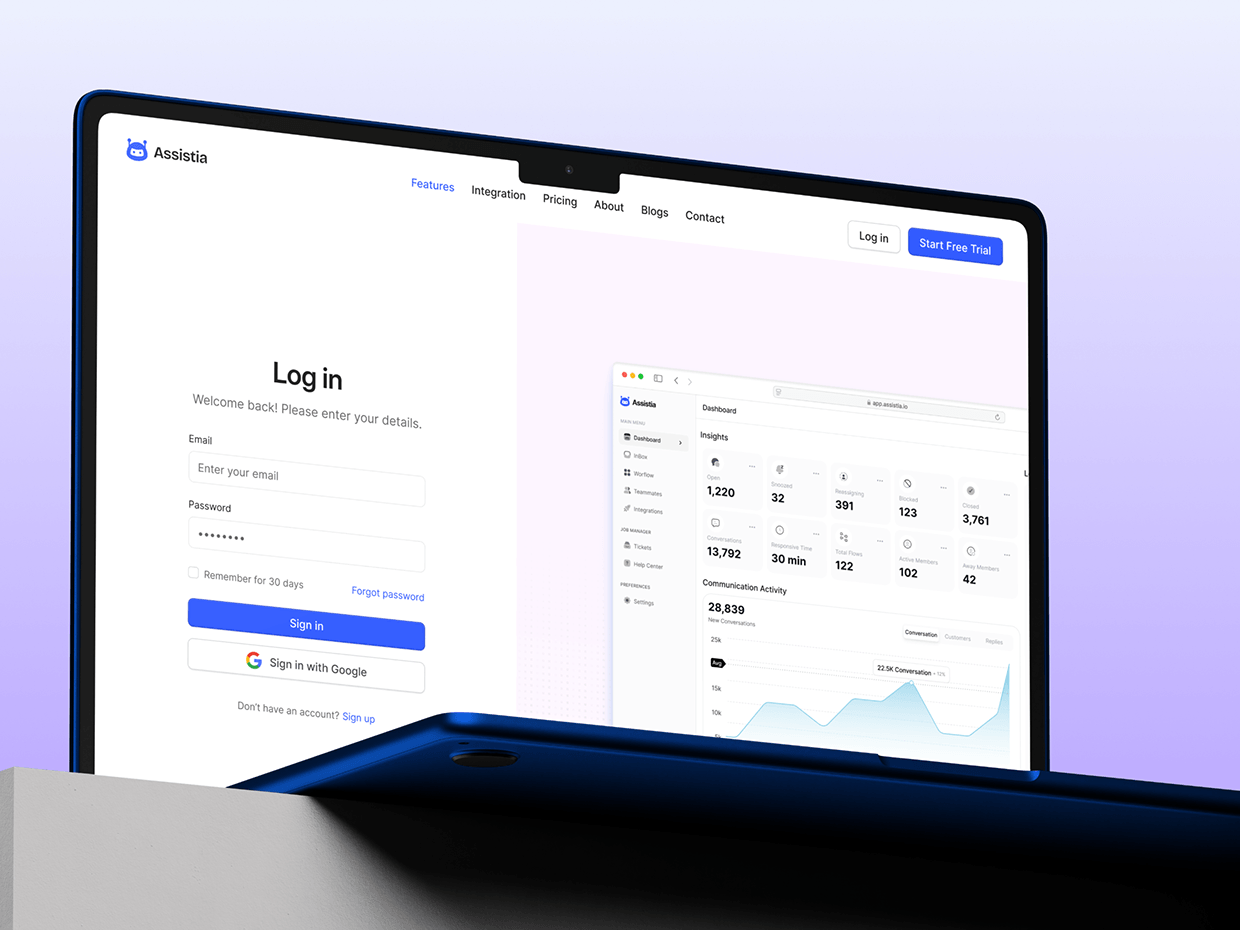 Assistia - AI Startup & SaaS Website UI/UX Design Image 15