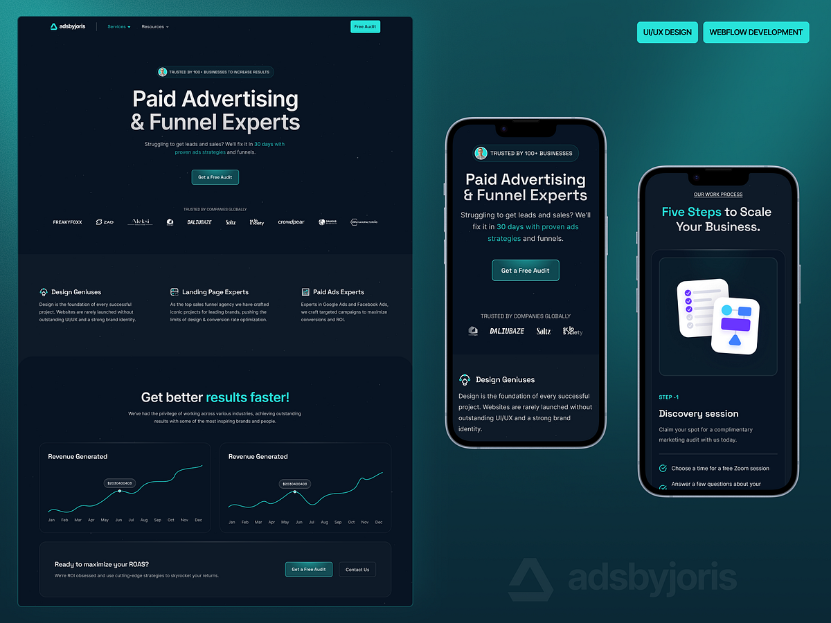 Mobile Responsive Design - Marketing Agency UI Image 0