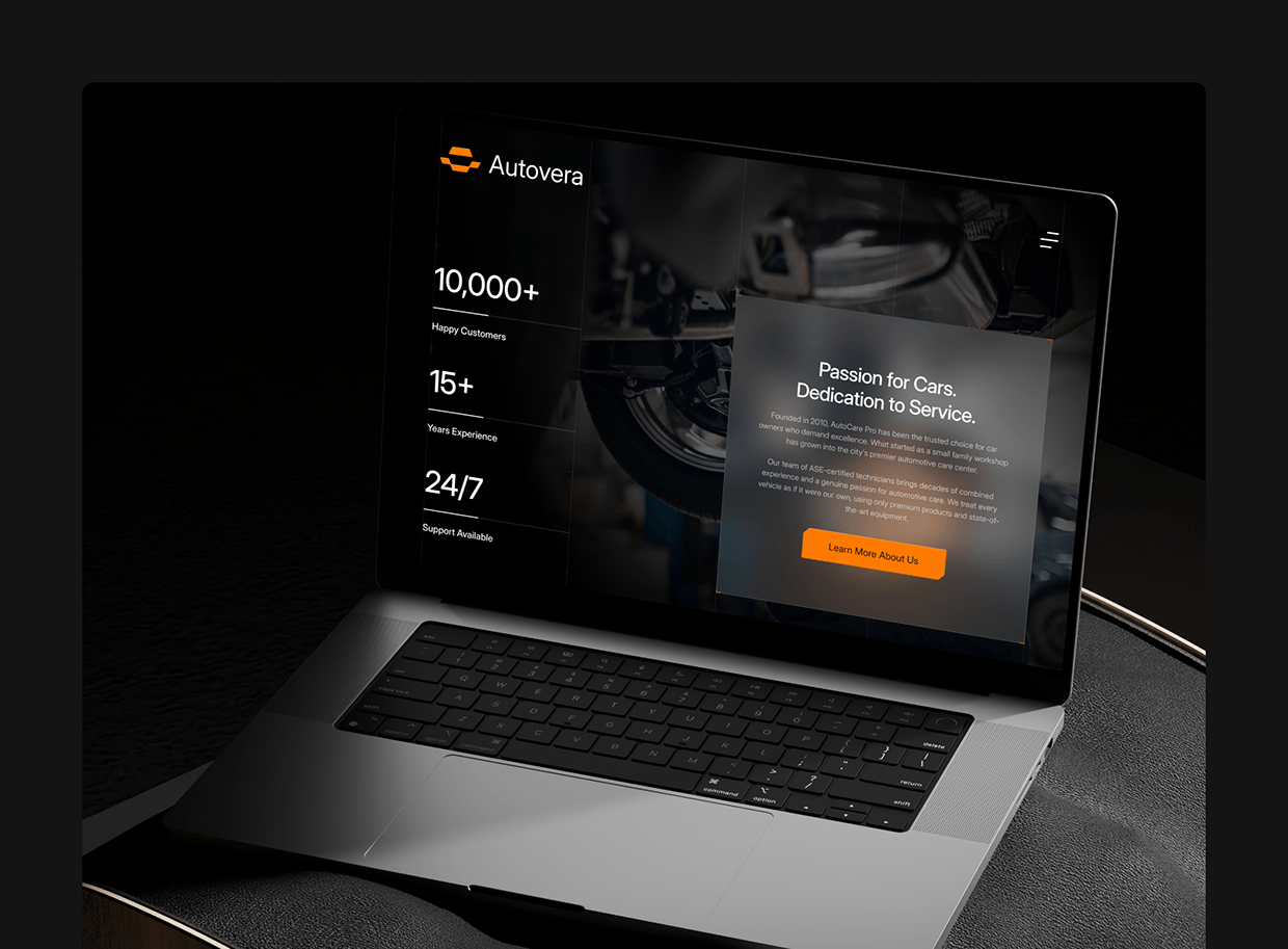 Autovera: Premium Car Wash & Repair UI Image 10