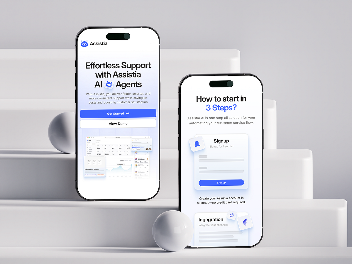 Mobile UI & Responsive Layouts for AI SaaS Platform