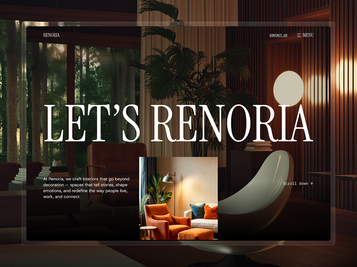 Renoria — Architecture & Interior Framer Template