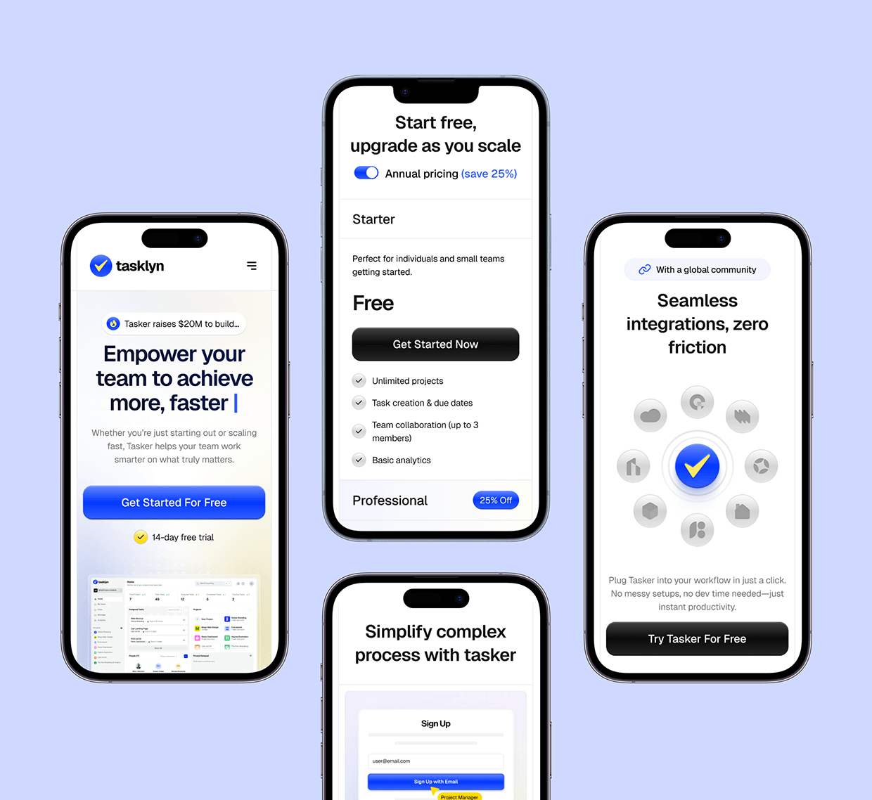 Tasklyn — SaaS & Project Management Dashboard UI Kit Image 8