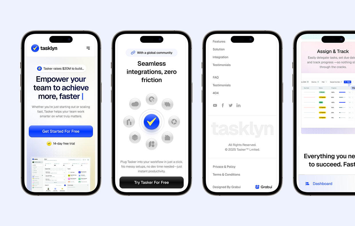 Tasklyn — SaaS & Project Management Dashboard UI Kit Image 10