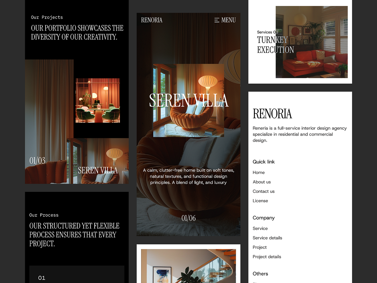 Renoria — Mobile Responsive Architecture Template Image 3
