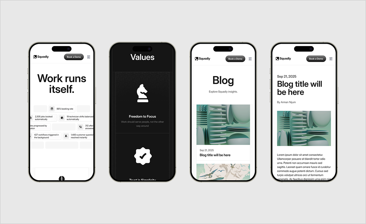 Squadly: Smart Workforce Management SaaS UI/UX Image 22