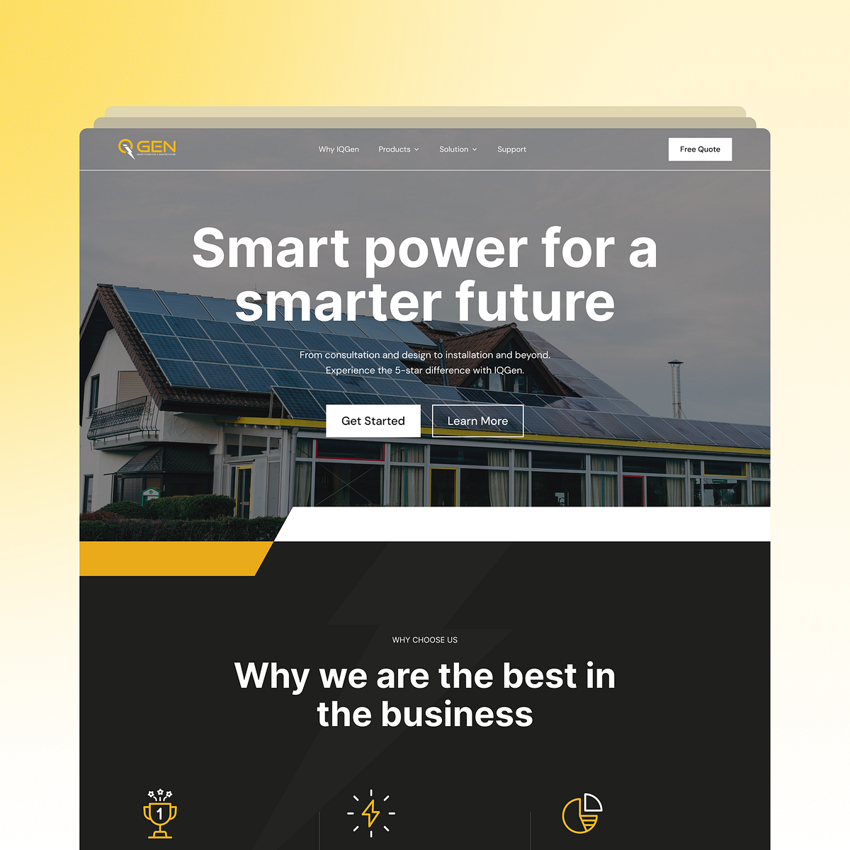 IQ ZEN – Service Details & Inner Page Layouts 📄