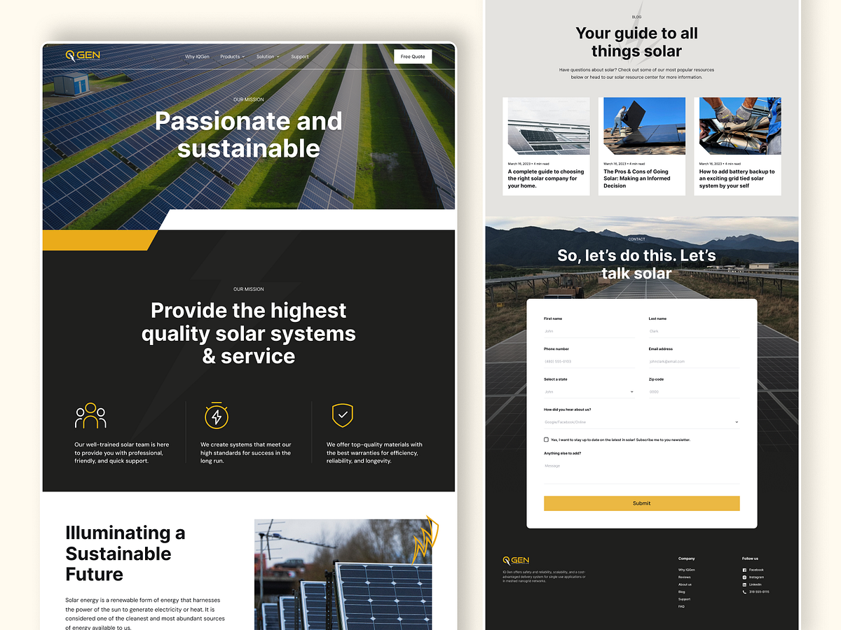 IQ ZEN – Service Details & Inner Page Layouts 📄 Image 2
