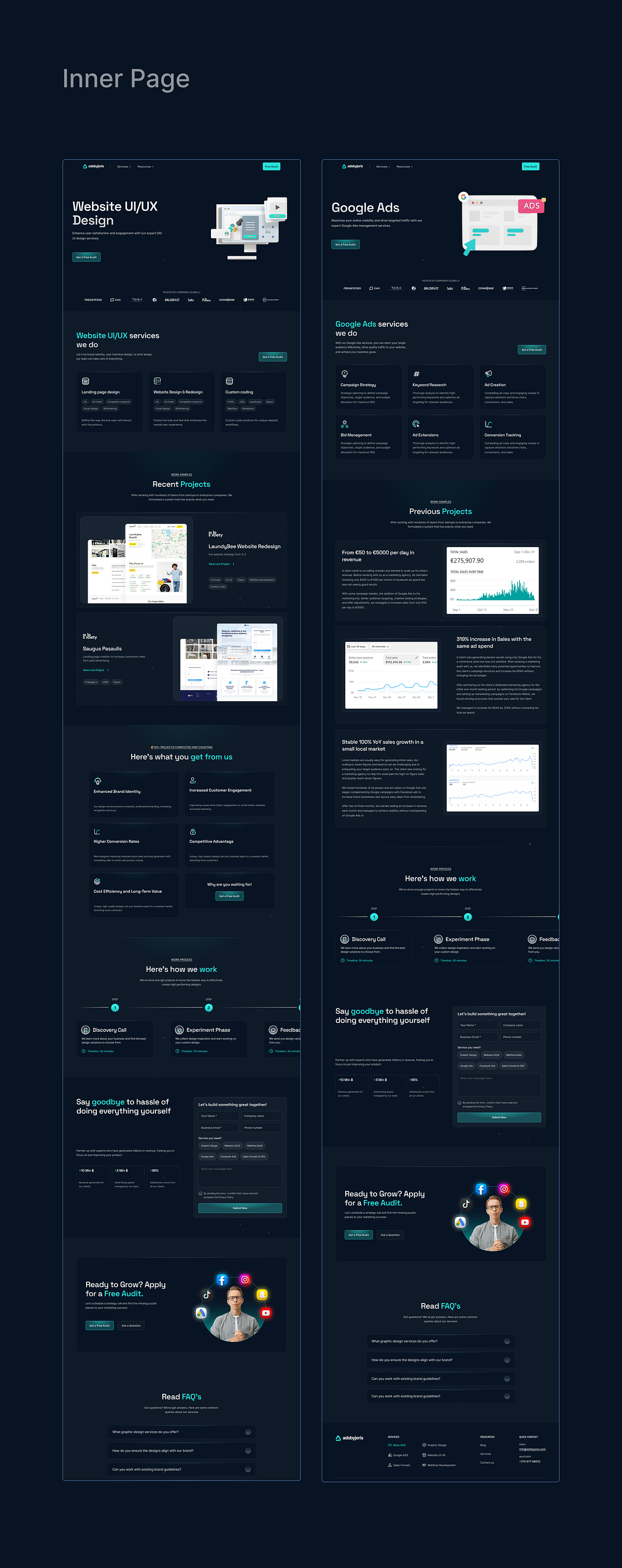 Adsbyjoris - Digital Marketing Agency Website Redesign Image 1