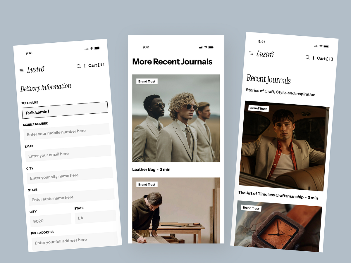 Mobile-First Shopping Experience — Lustro Template Image 2