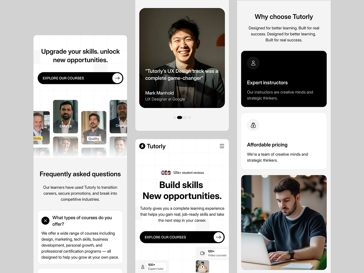 Tutorly — UI Kit & Design System for Education