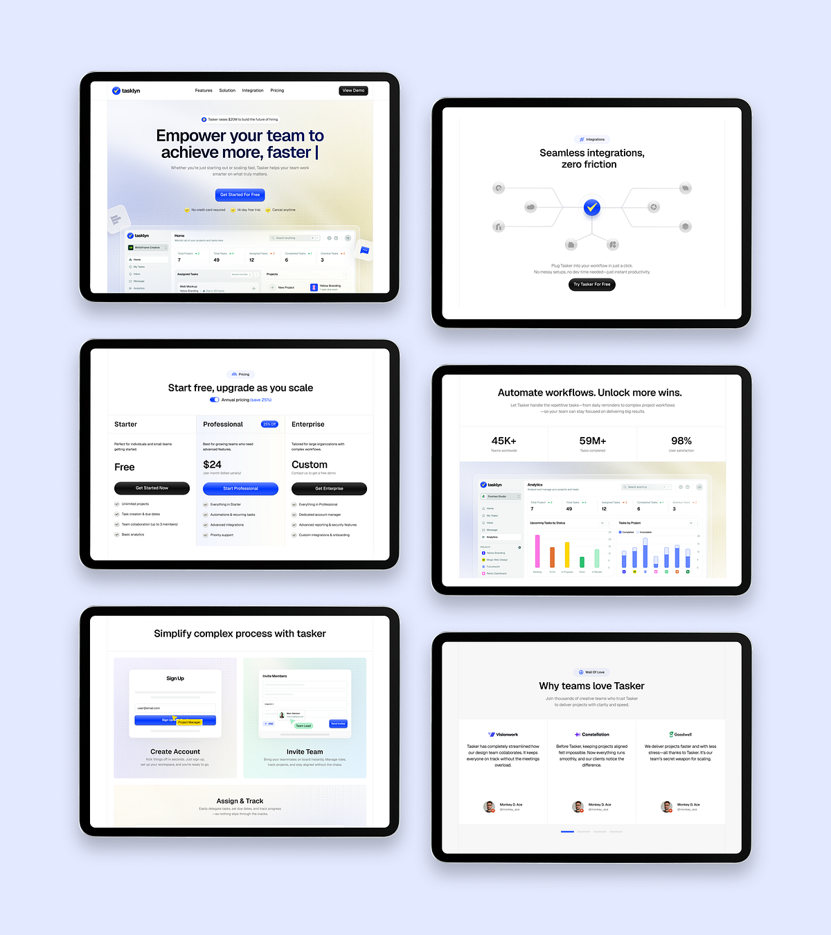 Tasklyn Mobile - Responsive SaaS Experience Image 3