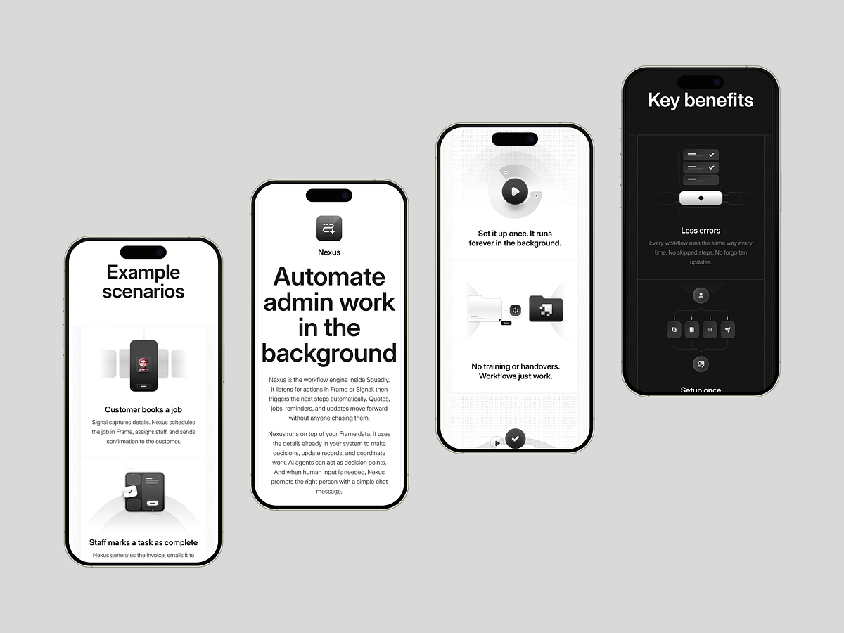 Squadly Mobile App & Responsive Web UI Image 0
