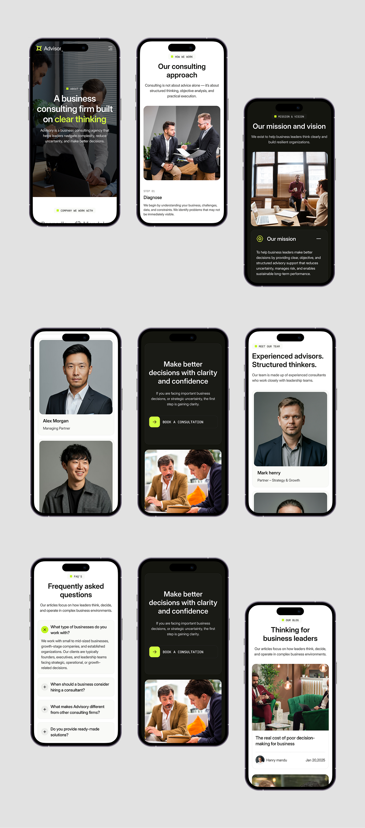 Advisory — UX Interactions & Motion Case Study Image 2
