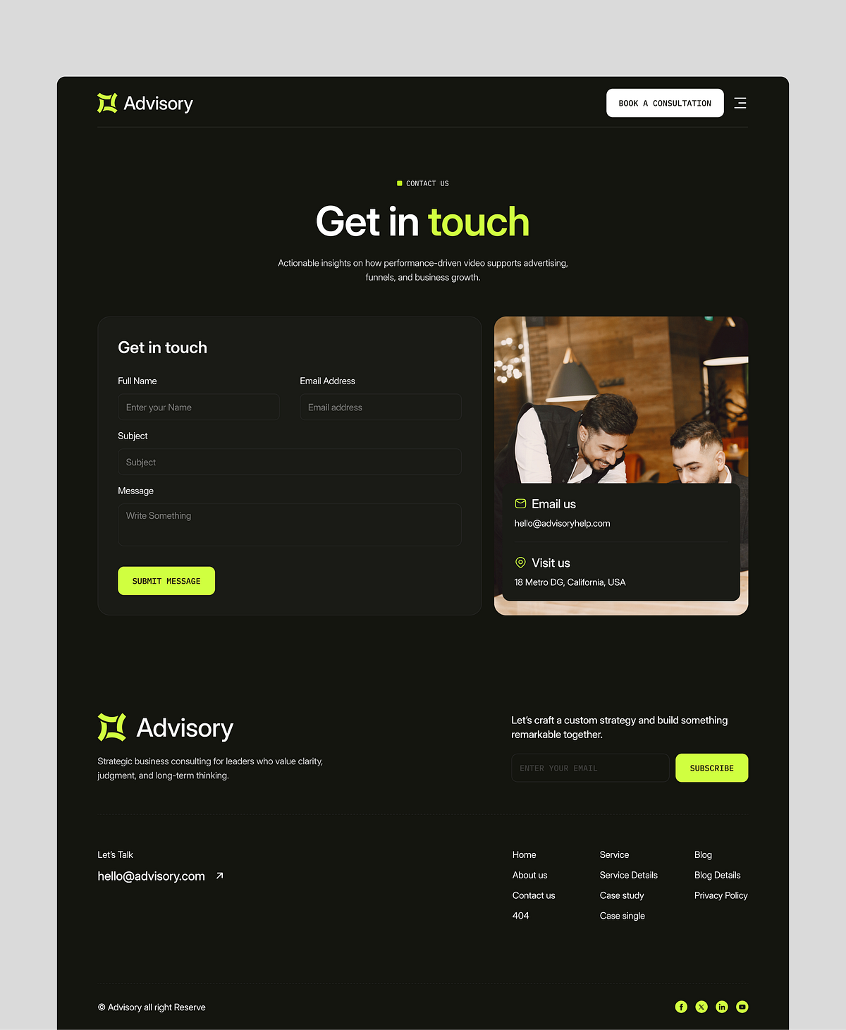 Advisory — UX Interactions & Motion Case Study Image 3