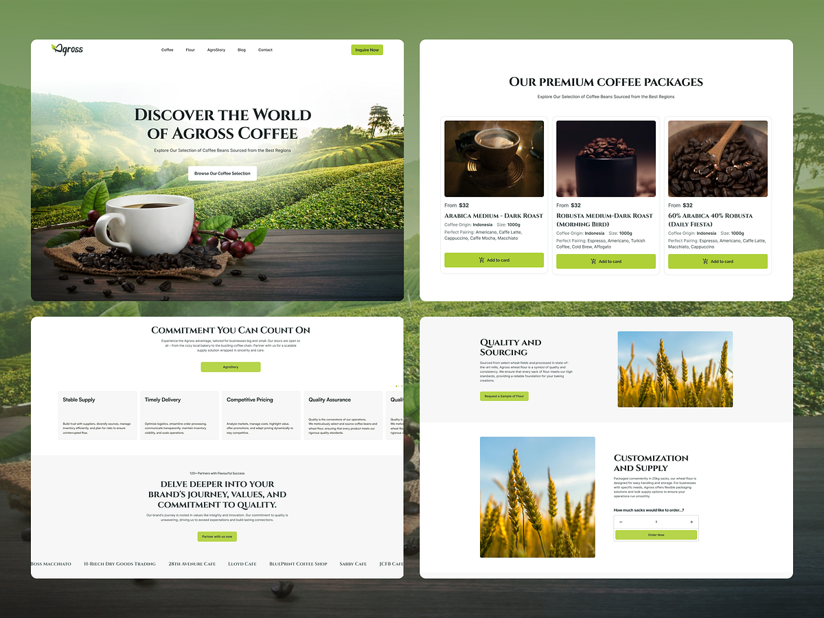 AGross Full Website Case Study — eCommerce UX/UI Redesign Image 1