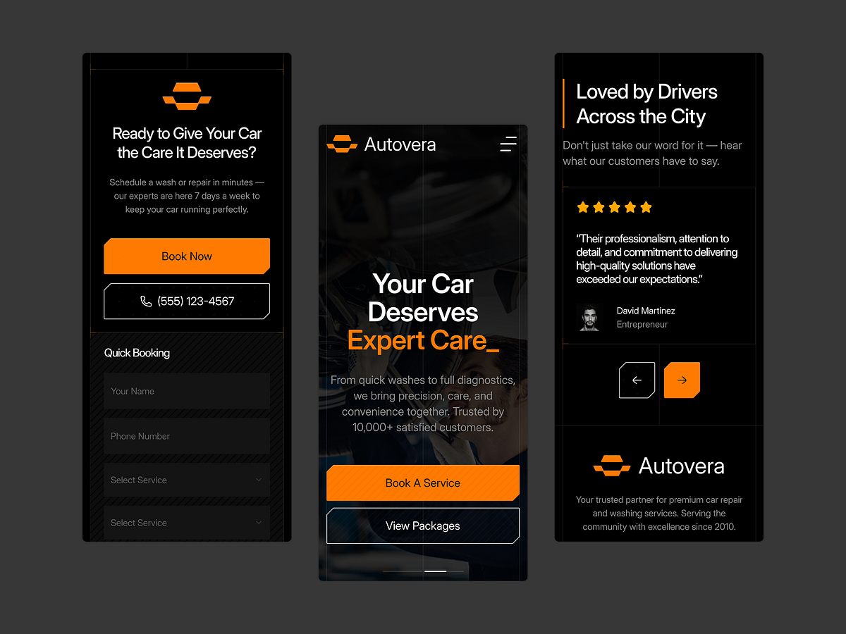 Autovera - Responsive Automotive Website Design Image 0