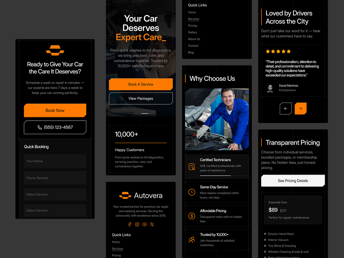 Autovera - Responsive Automotive Website Design Image 3