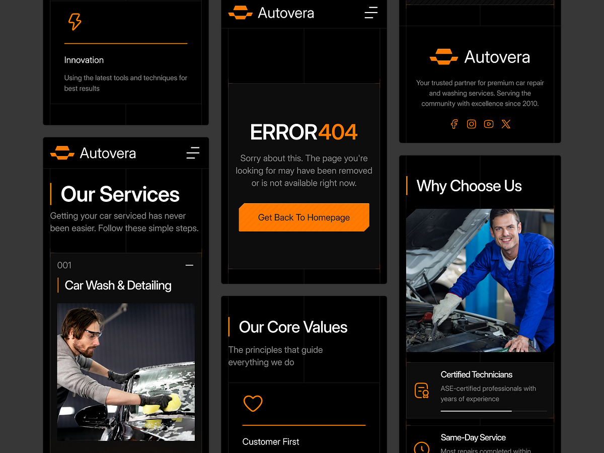 Autovera - Responsive Automotive Website Design Image 4