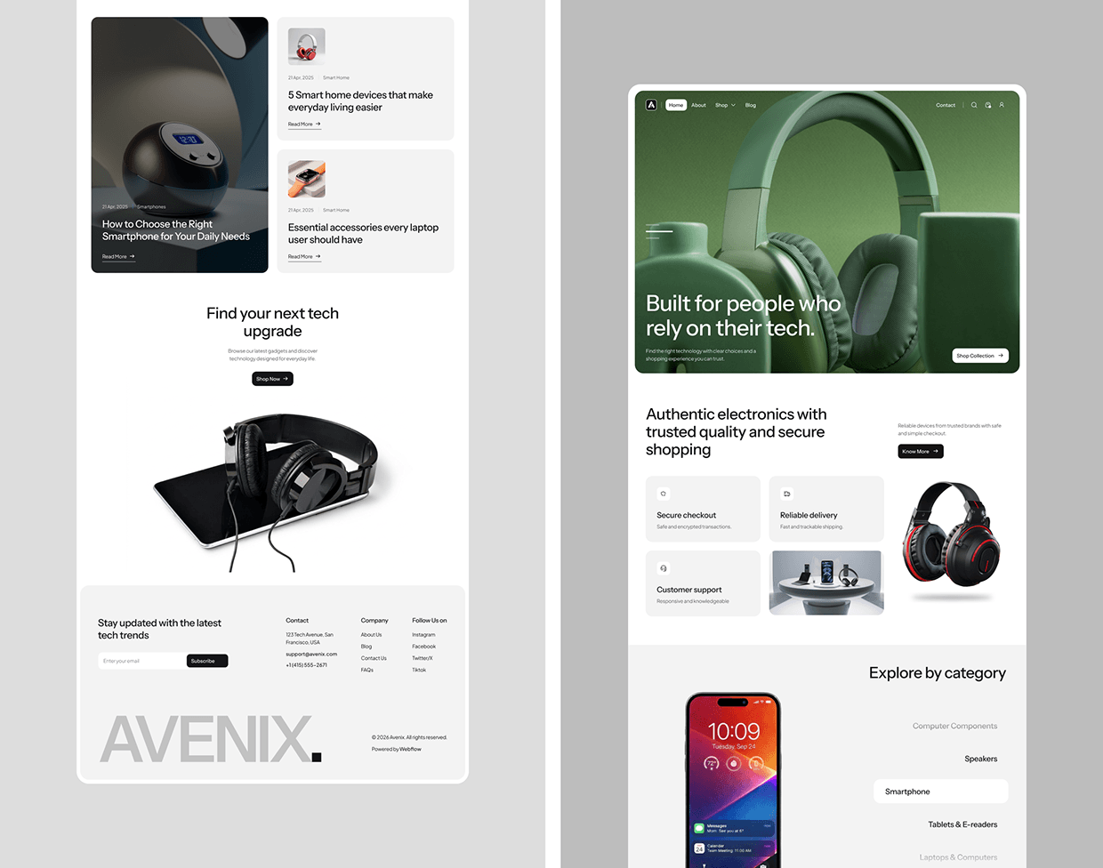 Avenix — Modern E-Commerce Website Design Image 8