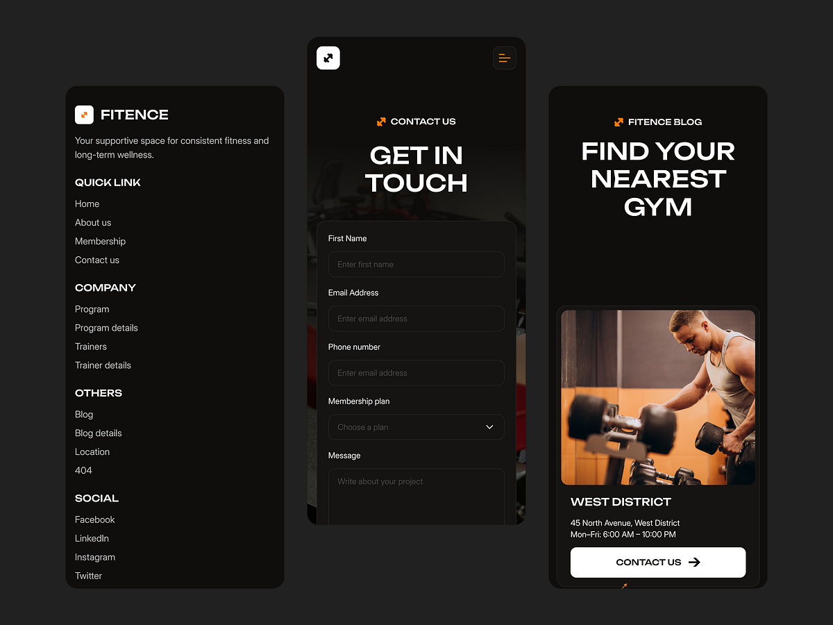 Fitence - Responsive Website Design Image 1