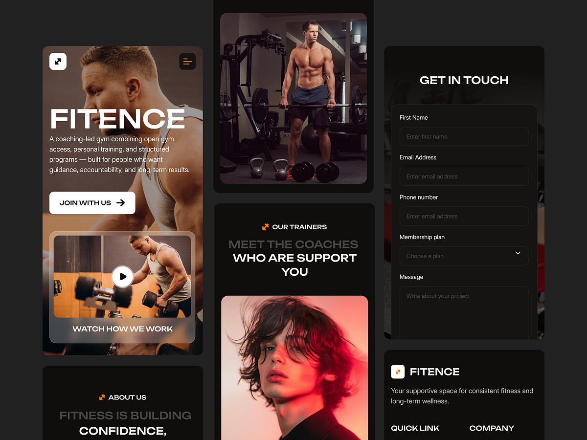 Fitence - Responsive Website Design Image 2