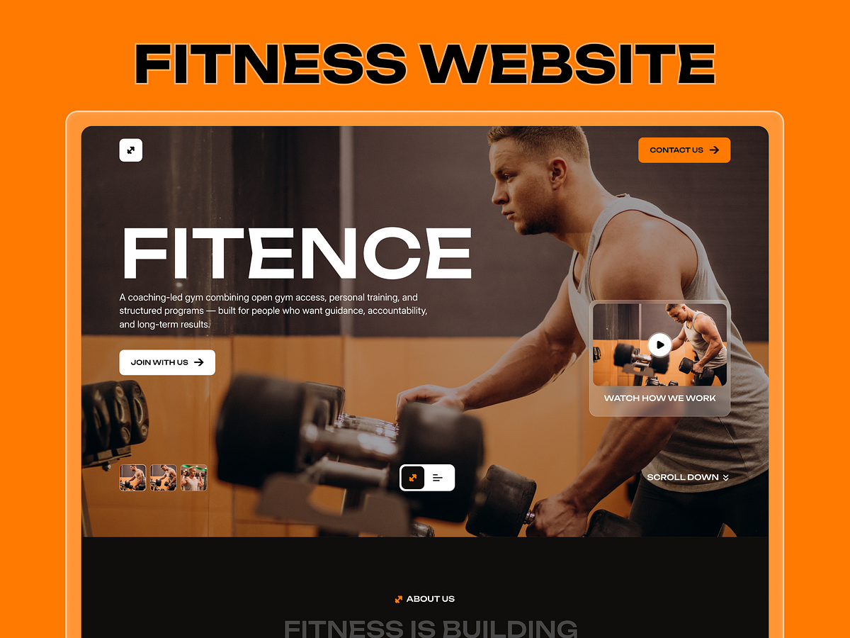 Fitence Full Project Overview — Fitness Website Template