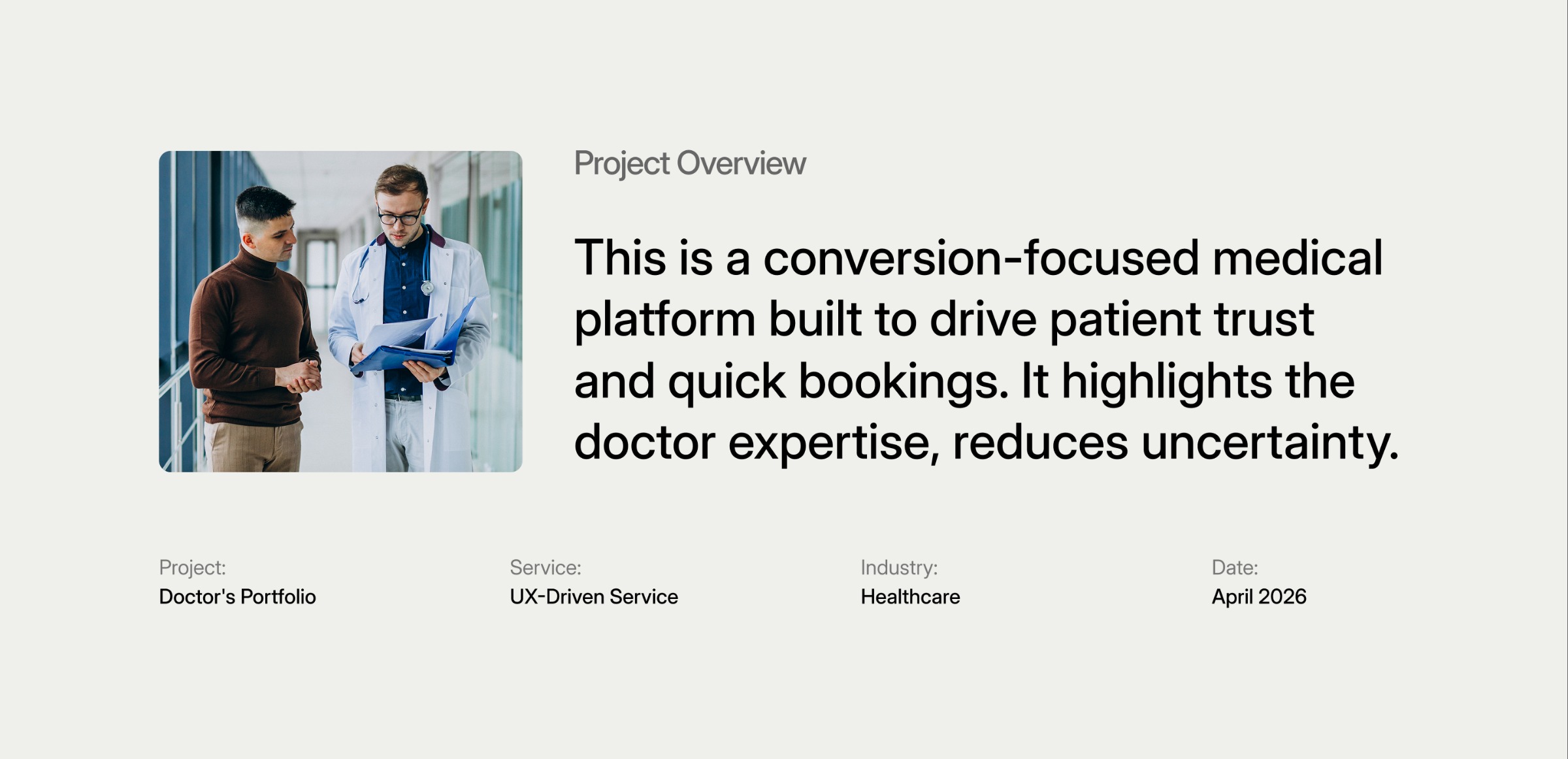 Dr. Arden — Medical Landing Page UI Template Image 0