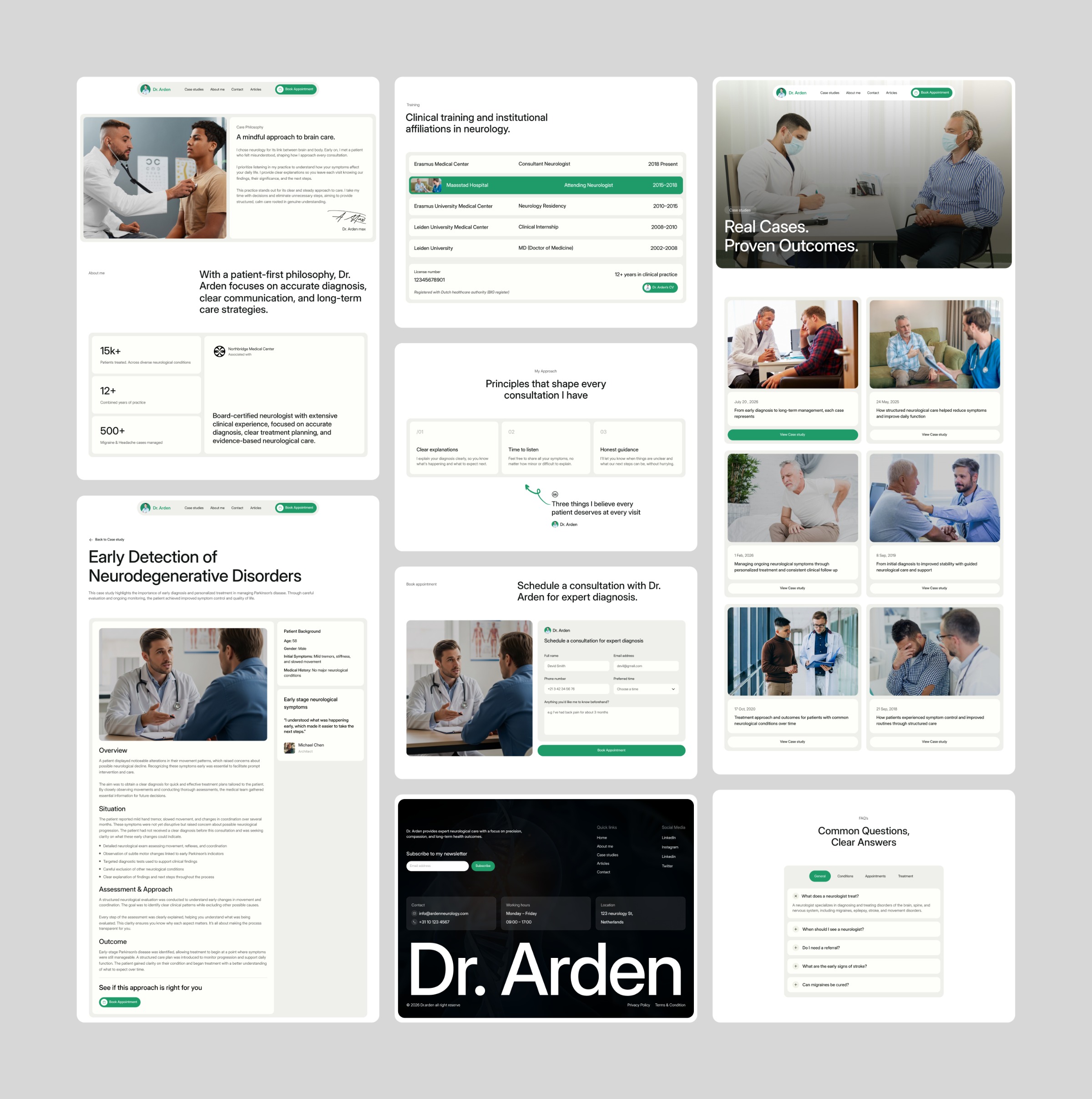 Dr. Arden — Medical Landing Page UI Template Image 10