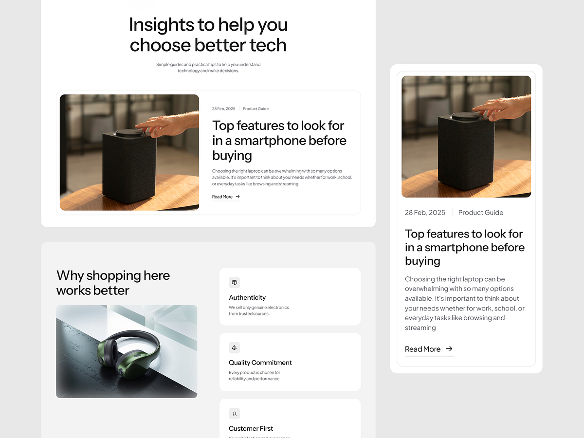 Avenix — E-Commerce Inner Pages UI Design Image 2