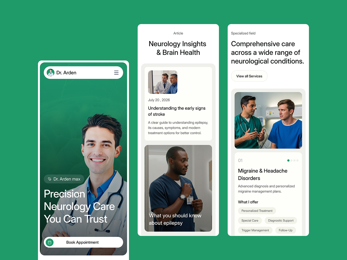 Dr. Arden - Responsive Healthcare Web Experience Image 0
