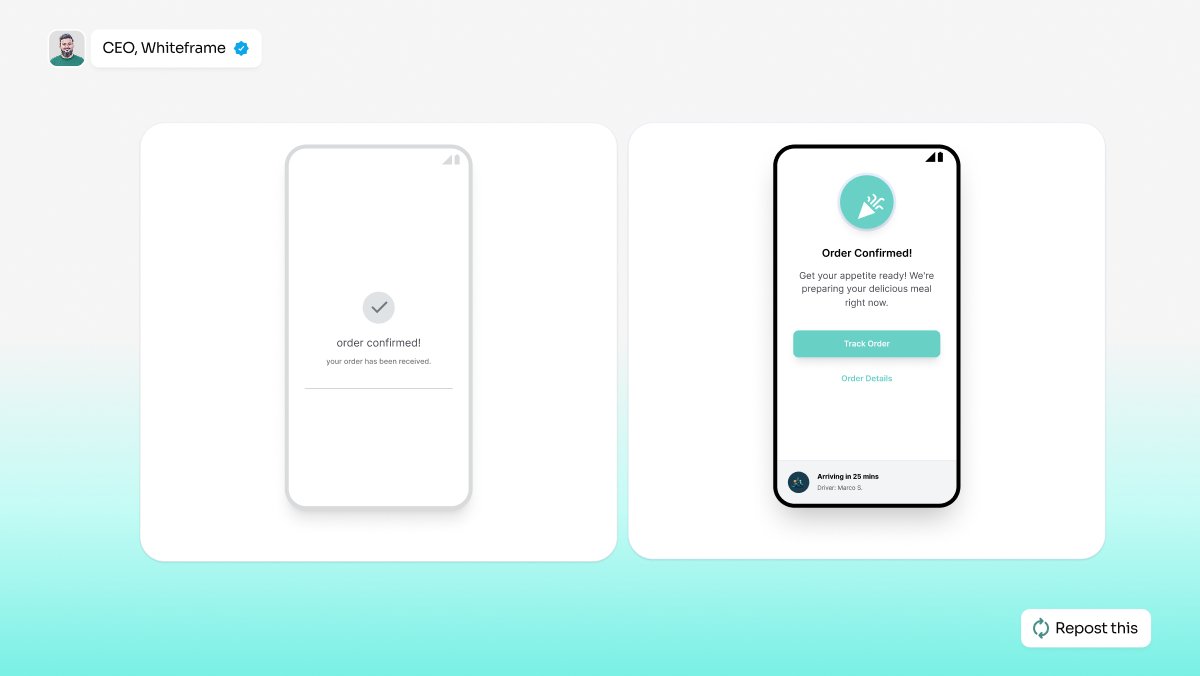 Which interface will make users come back to the app? 