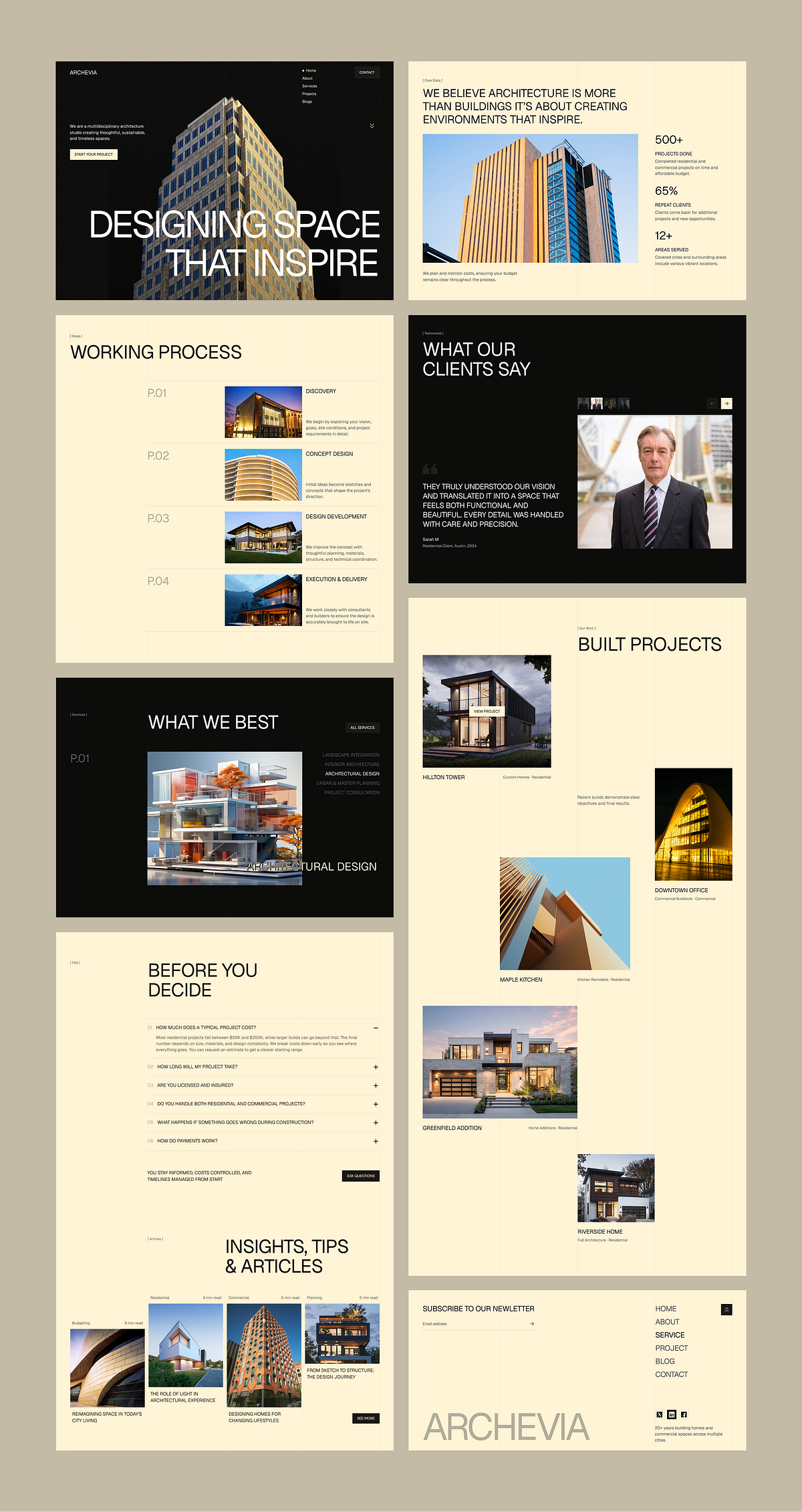 Archevia – Architecture Website Motion Design Image 5