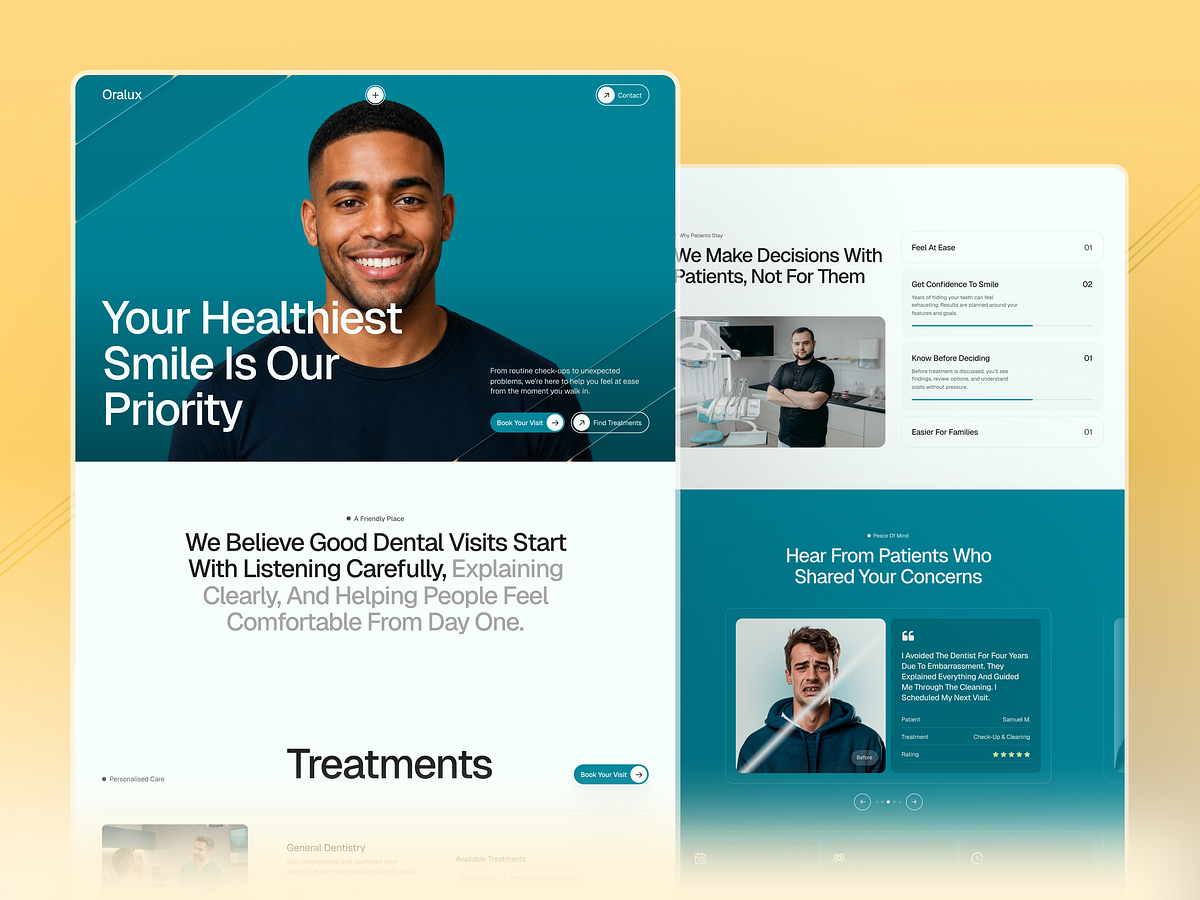 Dental Clinic Website Built Around Reassurance Image 0