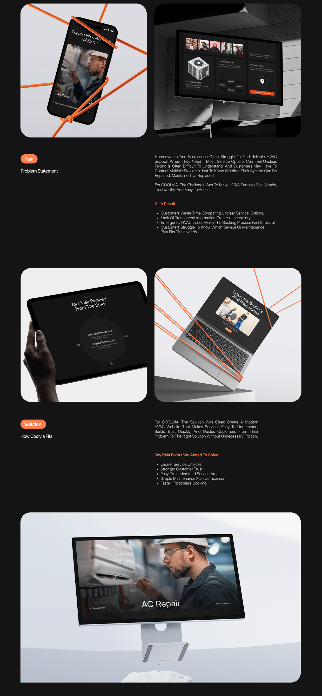 Coolvia - HVAC website design Case Study Image 1