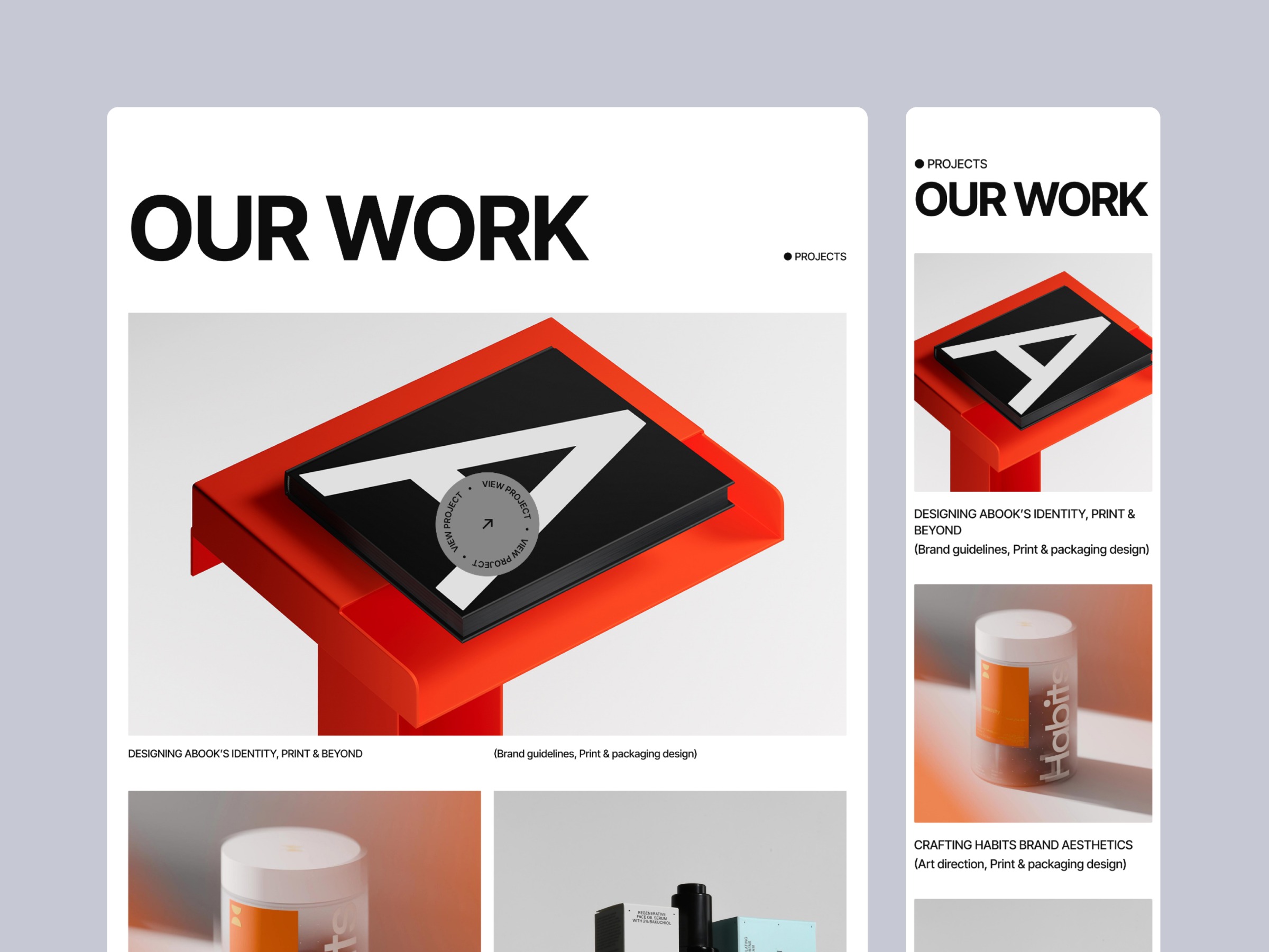 Grabfy: Responsive Portfolio Website Template by Grabui Library — Framer Marketplace Image 0