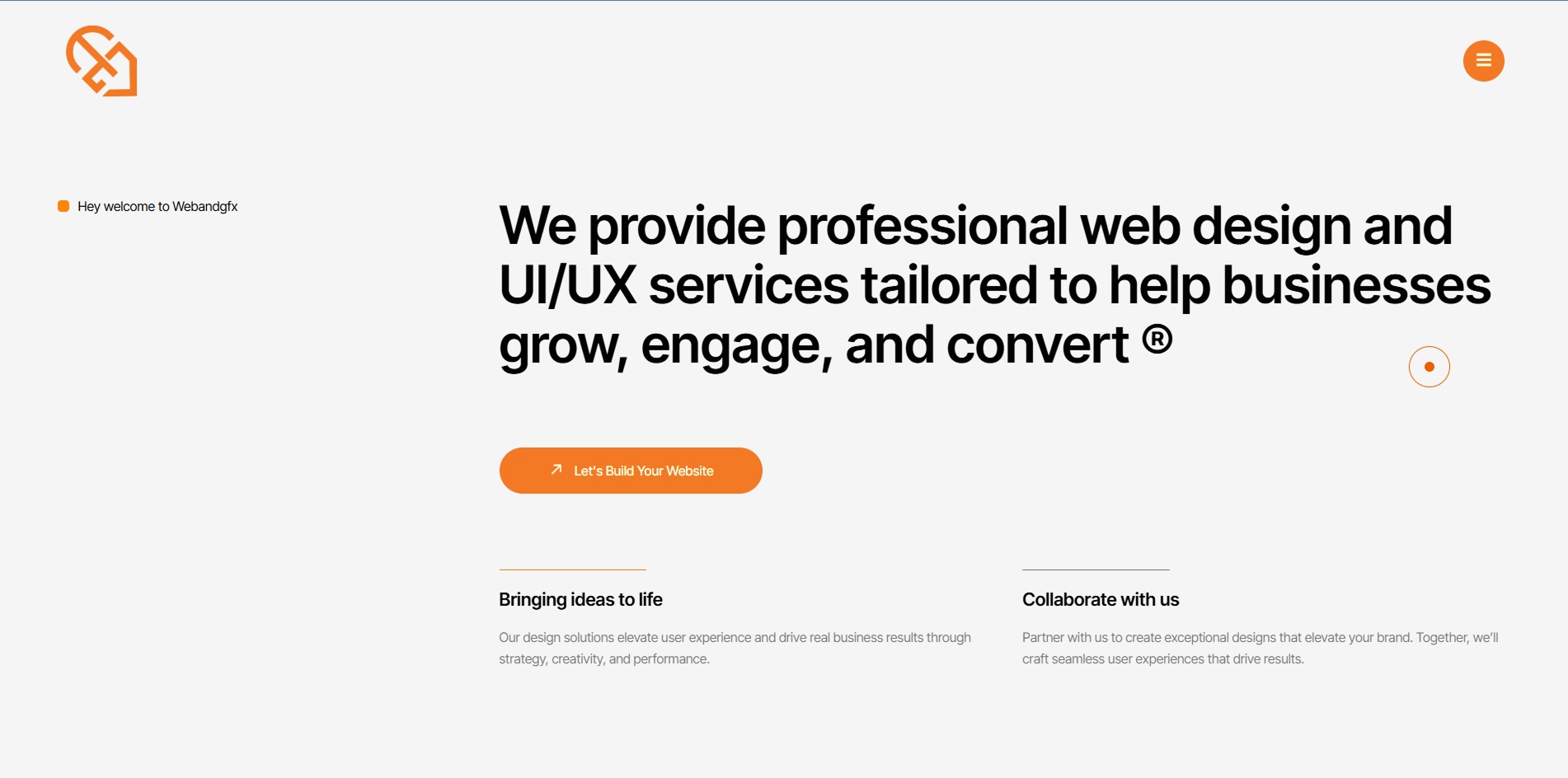 Home - Website UI design service