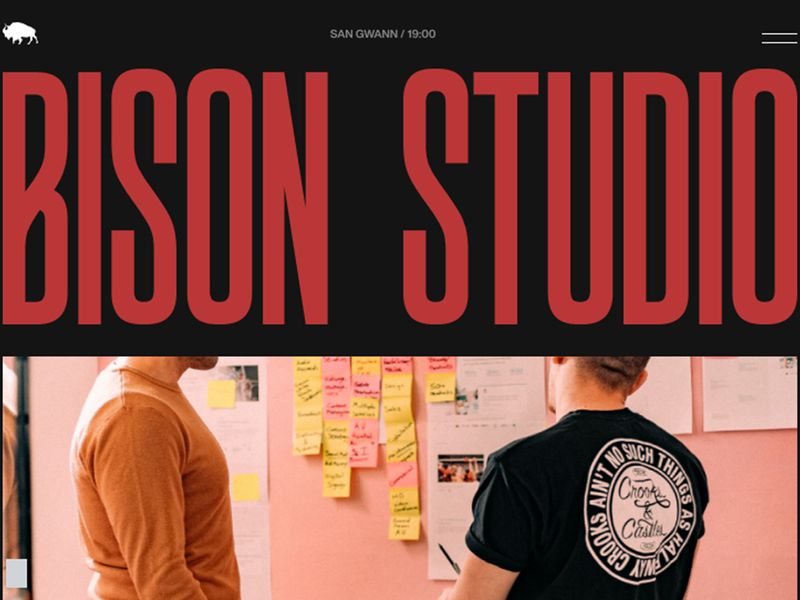 Bison Studio - Awwwards Honorable Mention
