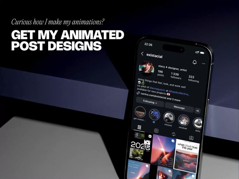 Hey! Want to get a source file with my animated social media post designs? 🪩🐉