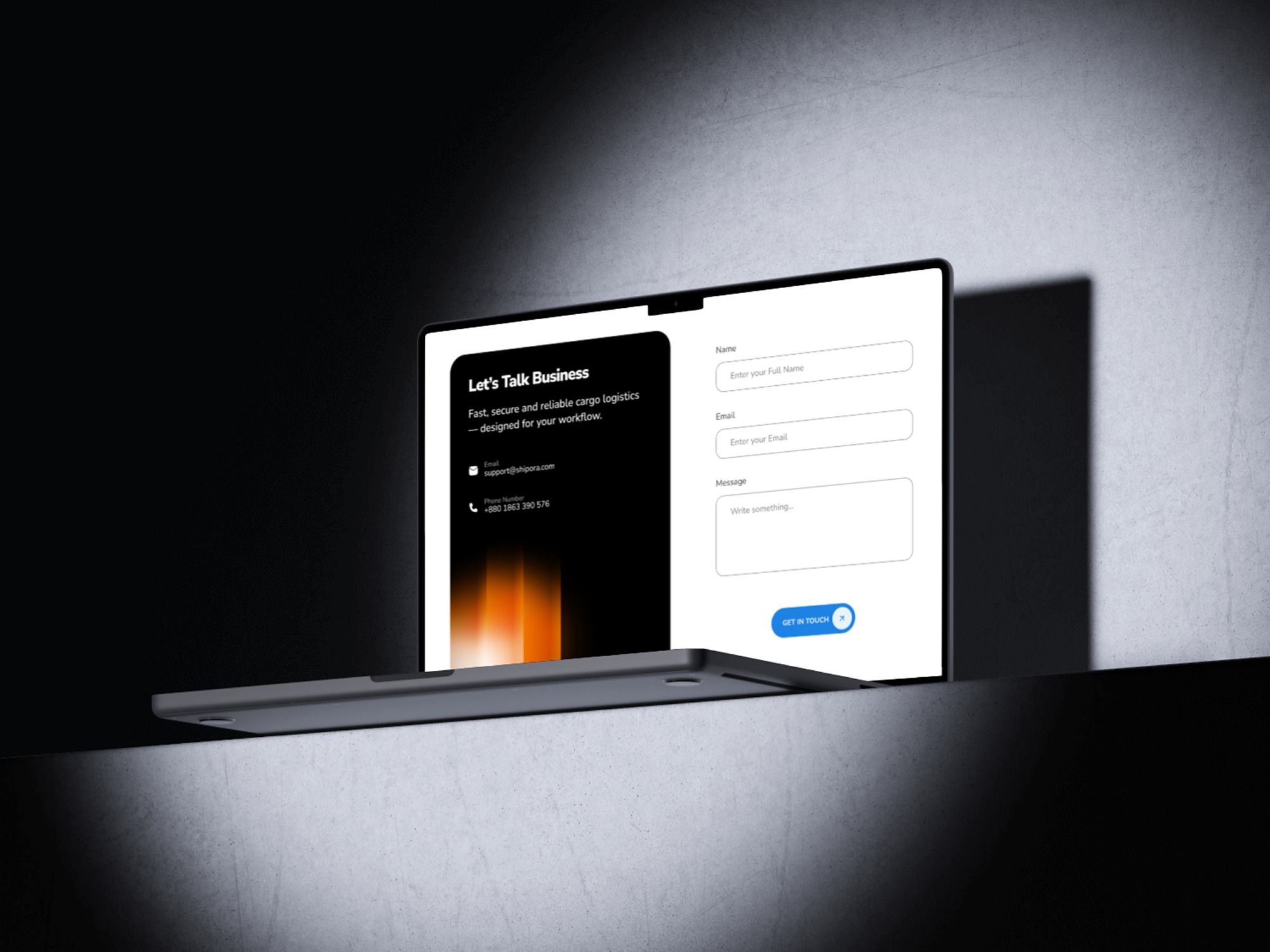 Cargo & Logistics Delivery Landing Page Image 3
