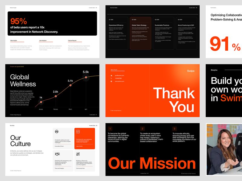 Brand & Investor Pitch Deck Design 📊⚡