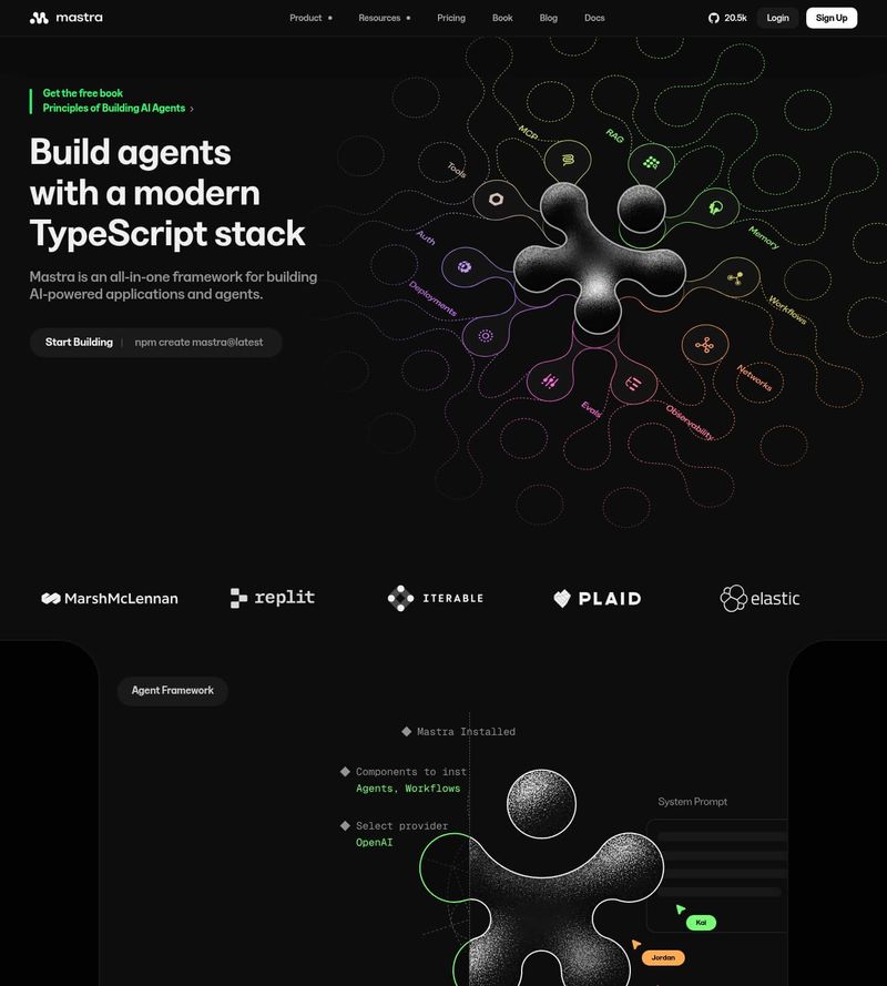 Screenshot taken from mastra.ai