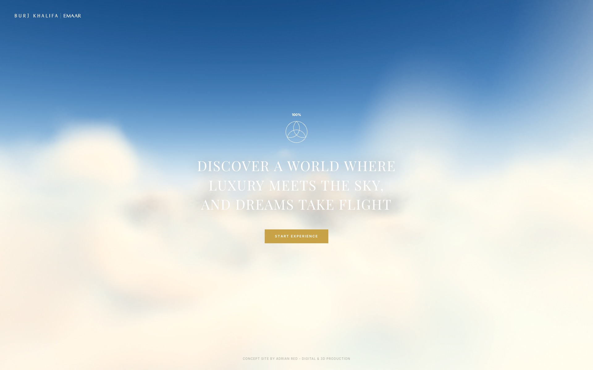 Burj Khalifa • Immersive 3D Website Design Concept Image 1