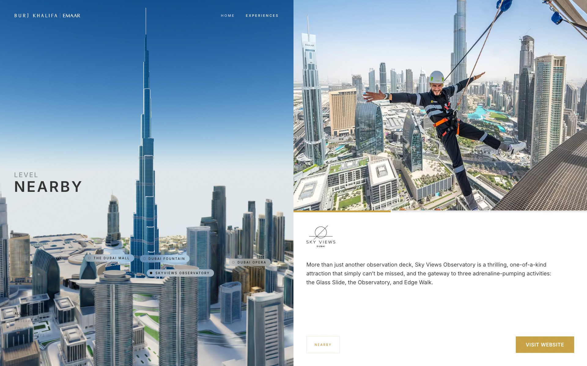 Burj Khalifa • Immersive 3D Website Design Concept Image 6