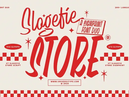 UT Slogefie Store Font Duo