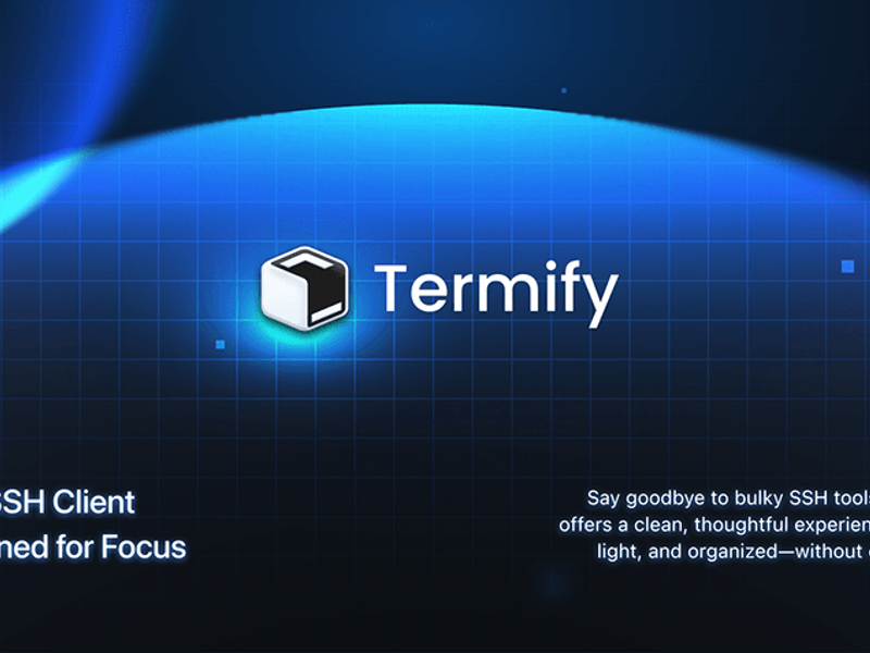 Termify | The SSH Client Built for Power Users