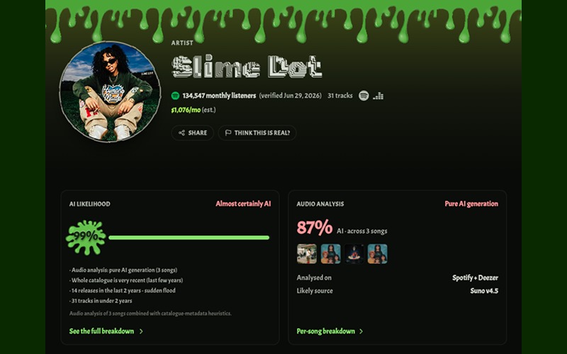 Soulless: List of AI Artists Hiding on Spotify Image 3
